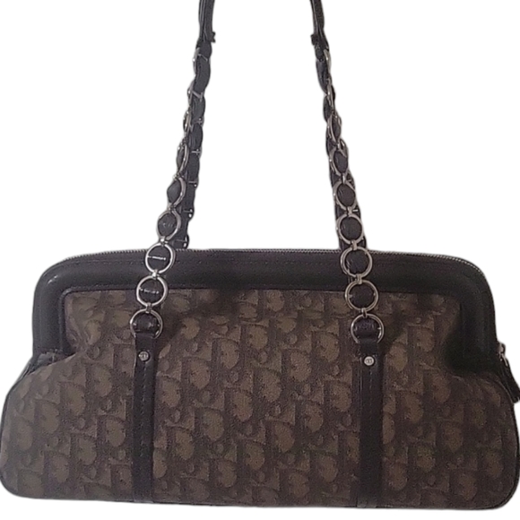 💕HP💕Gorgeous Authentic Dior Trotter Romantique Satchel💕 - Picture 12 of 15